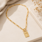 Nail Cross Necklace