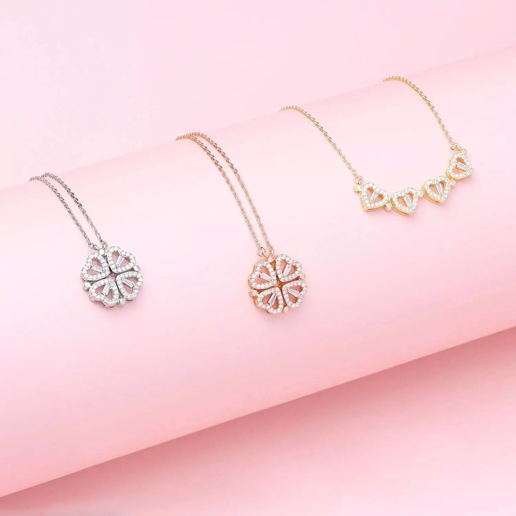 Clover Heart Necklace